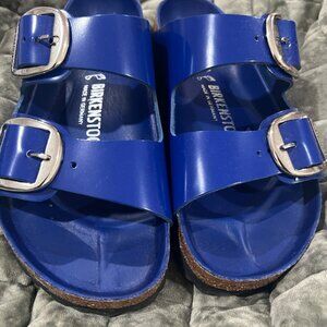 Birkenstock Arizona Big Buckle - Cobalt Size 39 EUC